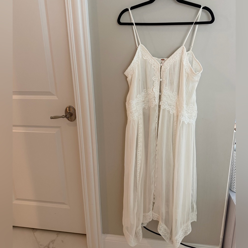 Free People Ivory Snowbird Maxi